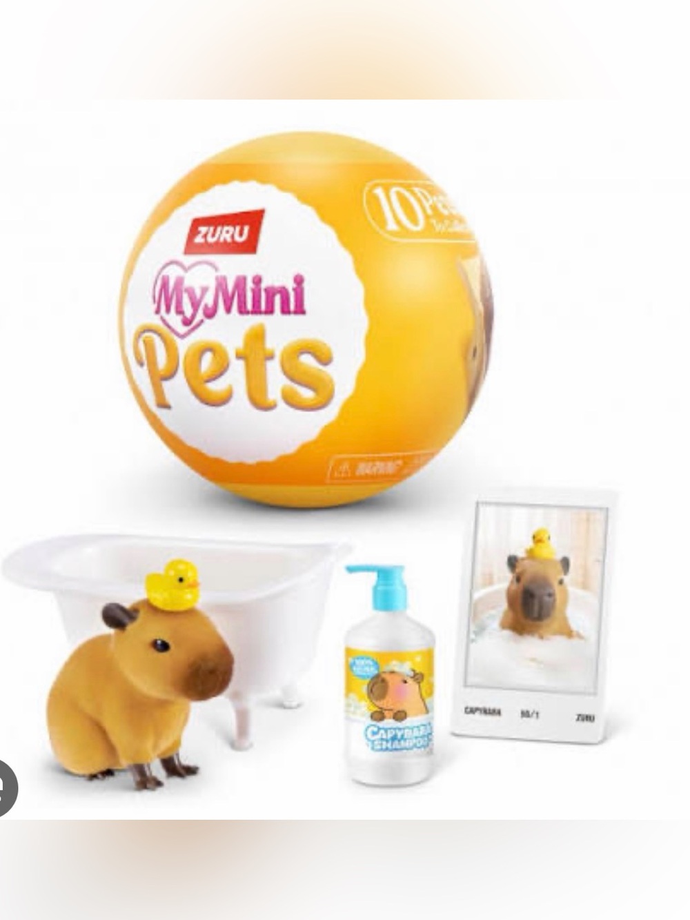 ZURU My Mini Pets Capybara Bath Time Playset – Series 1 COMPLETE